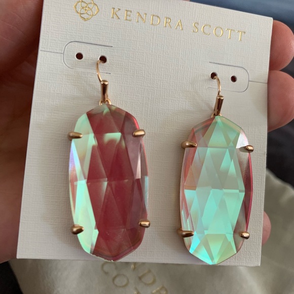 Kendra Scott Rose Gold Statement Earrings - Picture 1 of 6